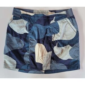 Indyeva Blue Geo Camo Skort